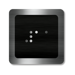 CEDULKY PRO NEVIDOMÉ (Braillovo písmo) - Označení patra výtahu - 11 patro