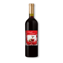 Červené víno s vlastní etiketou VÁNOCE • COPY-COLOR.cz