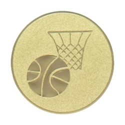 Kovový emblém - BASKETBAL (007)