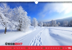 Fotokalendář A3 - na šířku - únor - COPY-COLOR.cz