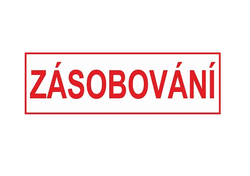 Zásobování - Plastová tabulka (kömatex)