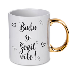 Svatební hrnek - BUDU SE ŽENIT, VOLE! - různé typy hrnků
