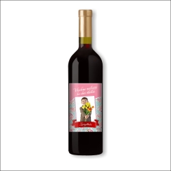 Červené víno s vlastní etiketou DEN MATEK 2 • COPY-COLOR.cz