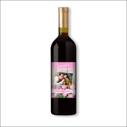 Červené víno s vlastní etiketou VALENTÝN 4 • COPY-COLOR.cz