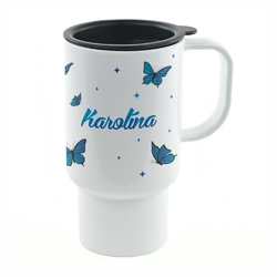 Dětský cestovní hrnek se jménem – 500 ml, BPA free - více motivů
