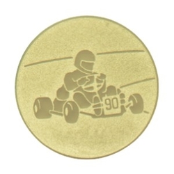 Kovový emblém - MOTOKÁRA, KART (031) 