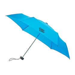 Skládací deštník MALIBU - azurově modrý