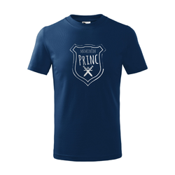 MAMINČIN PRINC - Dětské tmavě modré tričko s krátkým rukávem