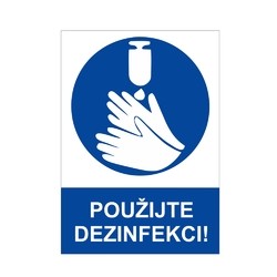 Používej dezinfekci - Samolepka