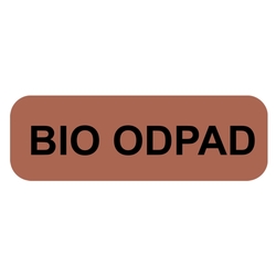 "BIOODPAD" - Samolepka na popelnice