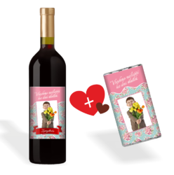 Dárkový balíček - Hořká čokoláda a Červené víno