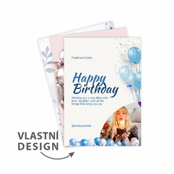 Pozvánka A6 s vlastní grafikou