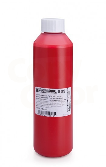 Rychleschnoucí barva do razítek 25/250 ml (COLOP 809) - červená