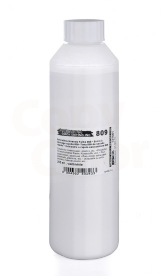 Rychleschnoucí barva do razítek 25/250 ml (COLOP 809) - bílá