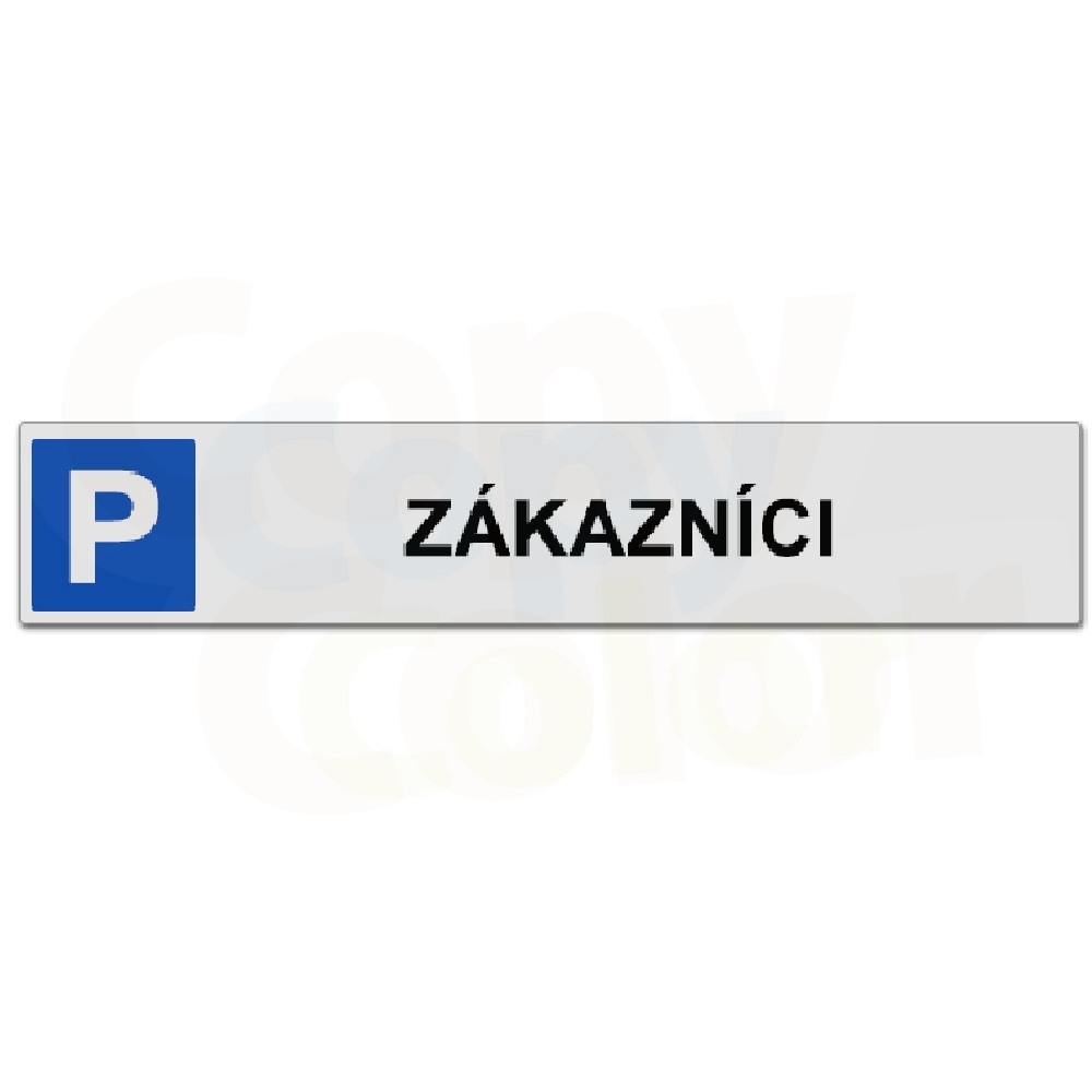 tabulka k označení parkovacího místa