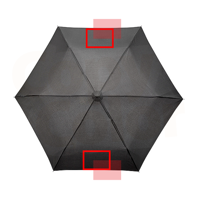 Skládací deštník MALIBU - černý