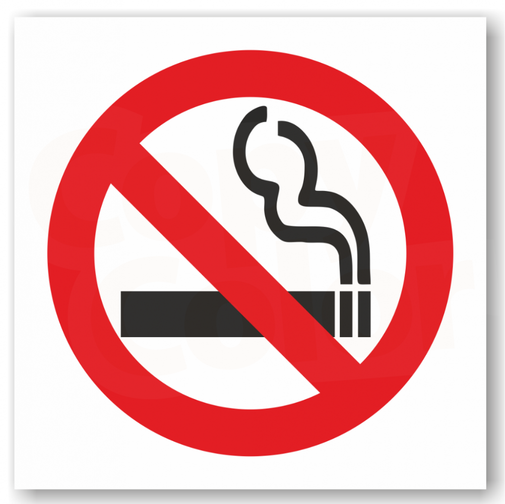 Zákaz kouření samolepka VARIANTA 2 • COPY-COLOR.cz