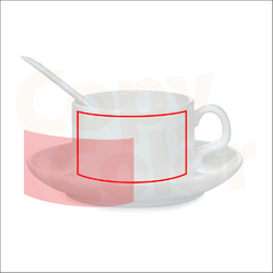 Fotohrníček/kávový set hrnek + talířek + lžička 180ml s potiskem