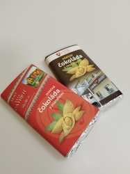 MLÉČNÁ čokoláda s mandlemi 170 g - lesklý přebal s vlastním potiskem MLÉČNÁ čokoláda s mandlemi 170 g - lesklý přebal s vlastním potiskem