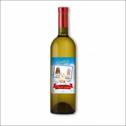 Bílé víno s vlastní etiketou ANDĚL • COPY-COLOR.cz