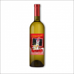 Bílé víno s vlastní etiketou MIKULÁŠ • COPY-COLOR.cz
